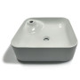 Sink From Supporting Ceramic White Sink Square Kitchen Sink Furniture 43x43x12 cm