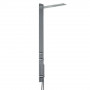 Shower Column Stainless Steel 011 For Cash Lucida 3 Functions 2 Lumbar Hydro Jets P50xL12xH140