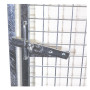 Cancello di Recinzione Maglia 5x5 Cm Zincato a Caldo da 1xh1,80 Metri