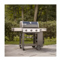 Weber Barbecue a Gas GPL Genesis E-310 GBS Acciaio Nero con Ruote Girevoli