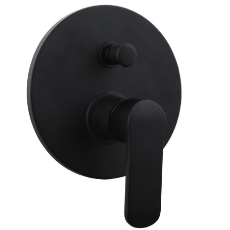 Ogomondo Mixer Shower For Cash Out Wall With diverter valve Black Africa