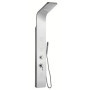 Shower Column 007 Stainless Steel Polished Chrome 4 Functions A waterfall jet nozzles 3 Lumbar Hydro L20xP53xH150