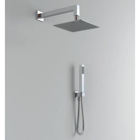 Shower Kit Quadro 1 Complete Arm Overhead shower water outlet Lace PVC Bathroom