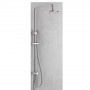 Shower Column Equipped 022 Brass Chrome Round Overhead shower P47Xh111