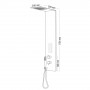 Shower Column Stainless Steel 003 3 Functions Hydro Jets Lumbar L20xP50xH110