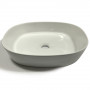 Sink From Supporting Ceramic White Rounded Basin Sink Furniture 44x44x14 cm