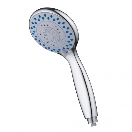 Bath Shower Shower head Shower 5 Functions power Anticalcare Abs Satin Chrome
