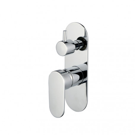 Mixer Shower For Cash Out Wall With diverter Single lever faucet Chrome