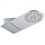Shower Head Wall Stainless Steel Round Toe With Waterfall