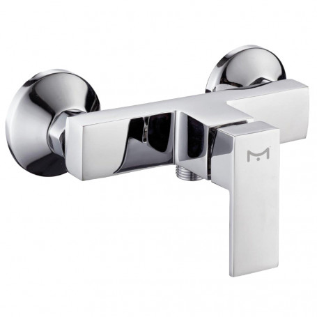 Outside shower mixer tap single lever Chrome