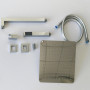 Shower Kit Framework 2 Complete Arm Overhead shower water outlet Lace PVC Bathroom