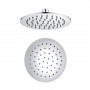 Round Stainless Steel Shower Head 4 Mm Thickness Effect Rain Various Sizes Bathroom