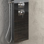 Shower Column 001B 3 Features Stainless Steel Jets 2 Lumbar Hydro L20xP44xH140