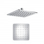 Shower Head Square Stainless Steel 4 Mm Thickness Effect Rain Various Sizes Bathroom