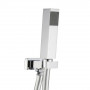 Kit Shower set Brass Chrome Support Full Socket Water With Flexible E shower panel