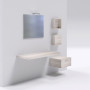 pending laminate corbel for washbasins from bathroom furniture support various colors measures MADE IN ITALY