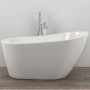 Bathtub Free Standing Acrylic 005 Glossy White Oval