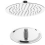 Shower Head Oval Stainless Steel 2 200x300 Mm Mm Thickness Effect Rain Bath
