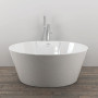 Bathtub Free Standing 001 Acrylic Gloss White Tonda cm Ø 145 x H 58 cm